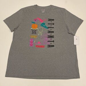 JORDAN ATLANTA RETRO GRAPHIC T SHIRT (XXL)